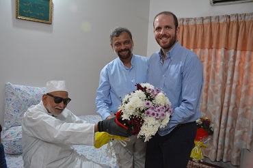 spanish ambassador fernando visit Markazi Muaqba Hall